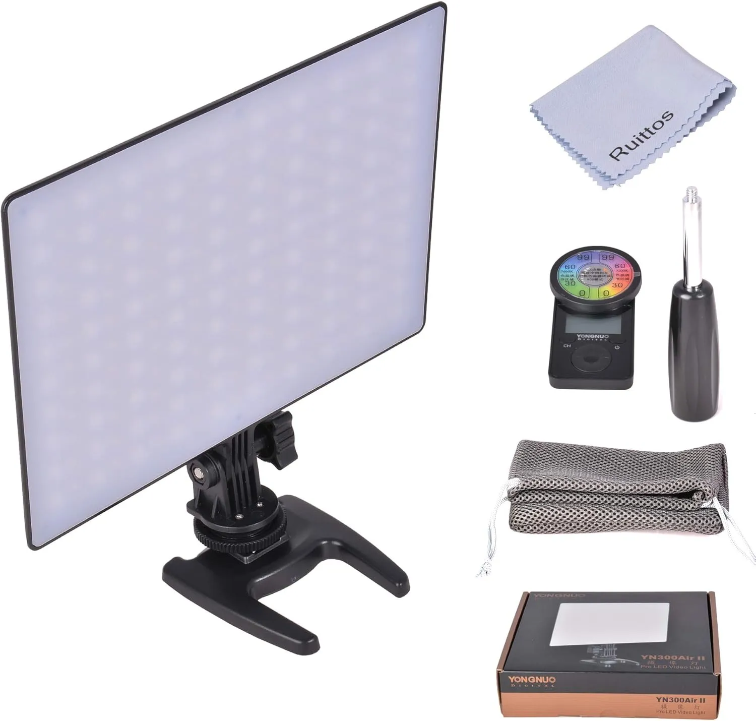 Yongnuo YN300Air II Camera Video Light, RGB Full Range Photography Scene Lighting