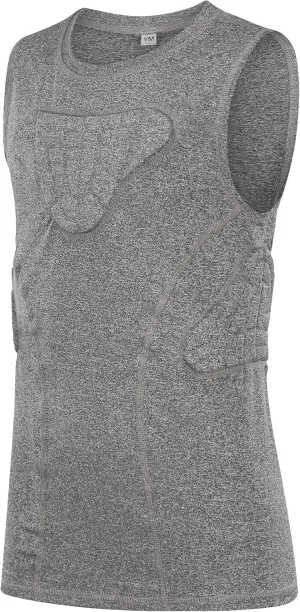 Youth Padded Compression Shirt Vest Rib Chest Protector Football Baseball