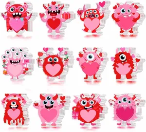 Zhanmai 1200 Pcs Easter Eggs Sticky Notes Bulks Colorful Egg Sticky Notepads Memo Pads for Easter Sunday Gifts Party Favors Goodies Bag Decor(Valentine's Day)