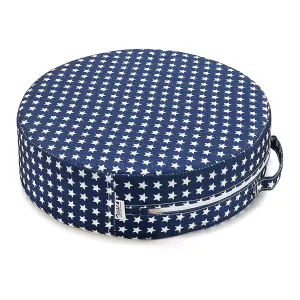 Zicac Kids' Anti-Slip Chair Seat Cushion- Dining Seat Pad Dismountable Round Seat Cushion (Blue Star)