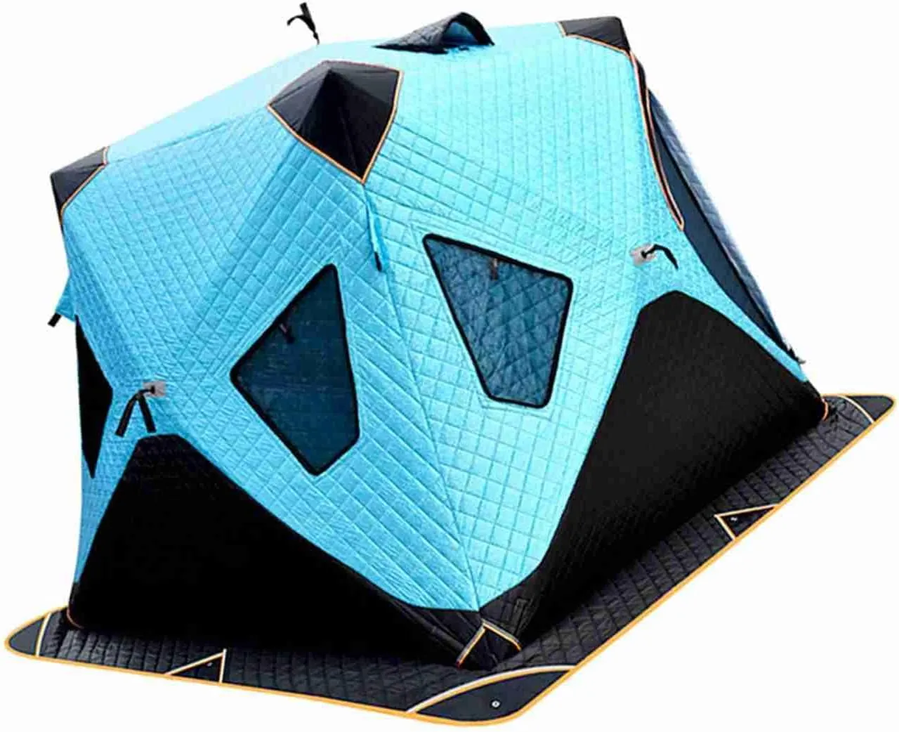 ZJchao Ice Fishing Shelters Insulated Ice Fishing Camping Tent for 3 4 People Windproof Portable Shelter ice Fishing Tent Waterproof ice Fishing Tent Insulated ice Fishing Tent