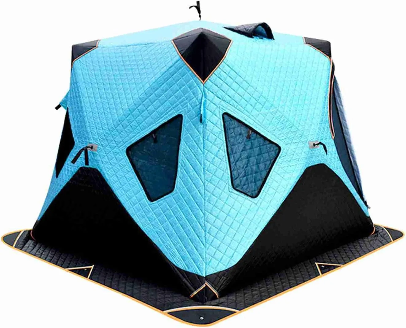 ZJchao Ice Fishing Shelters Insulated Ice Fishing Camping Tent for 3 4 People Windproof Portable Shelter ice Fishing Tent Waterproof ice Fishing Tent Insulated ice Fishing Tent