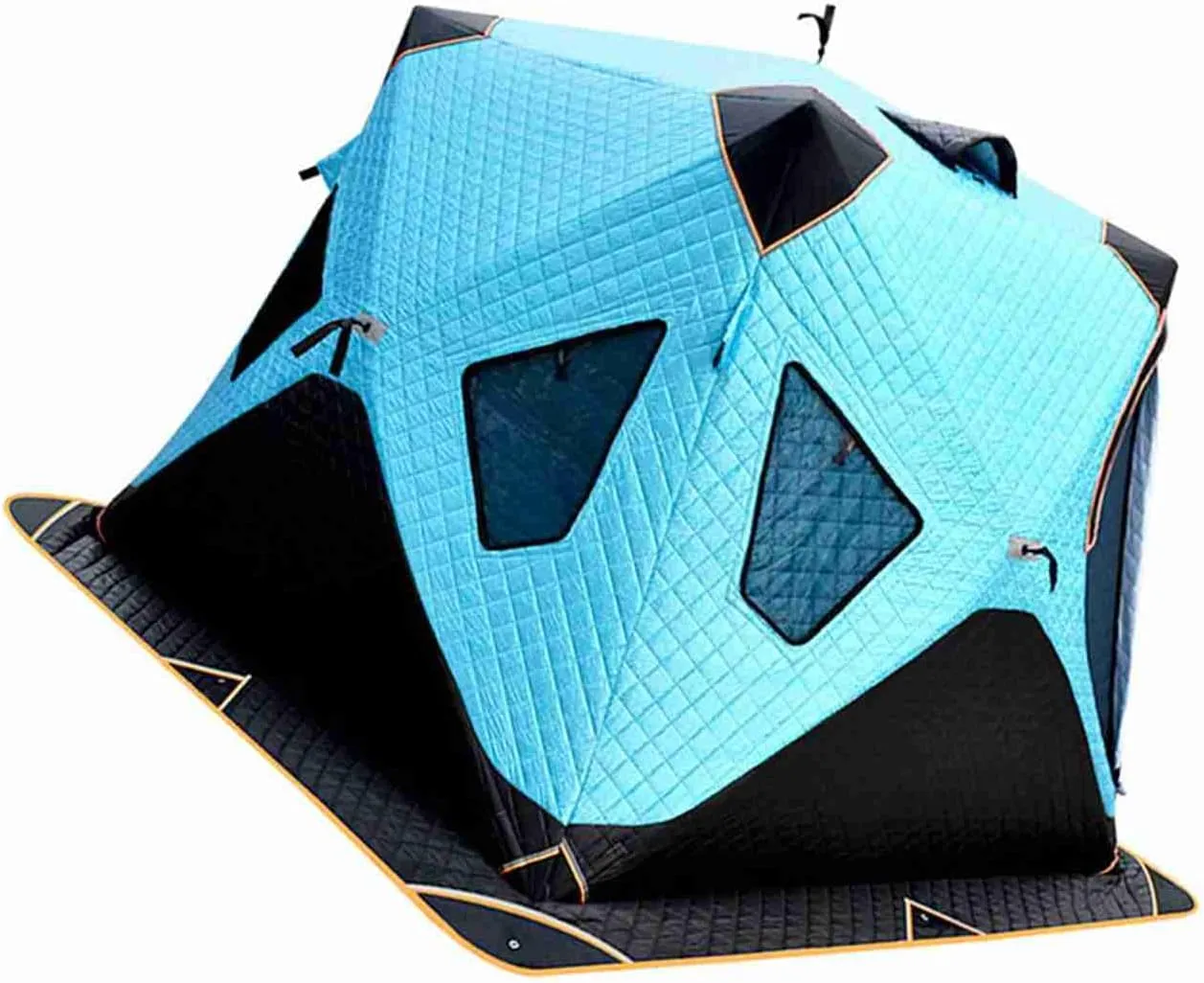 ZJchao Ice Fishing Shelters Insulated Ice Fishing Camping Tent for 3 4 People Windproof Portable Shelter ice Fishing Tent Waterproof ice Fishing Tent Insulated ice Fishing Tent