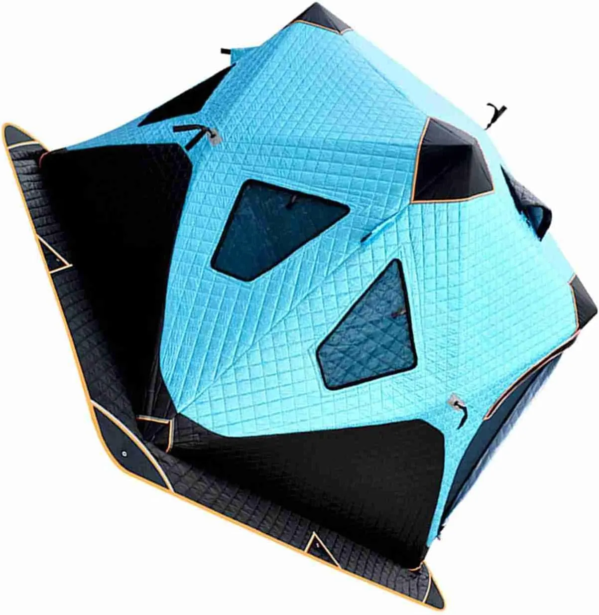 ZJchao Ice Fishing Shelters Insulated Ice Fishing Camping Tent for 3 4 People Windproof Portable Shelter ice Fishing Tent Waterproof ice Fishing Tent Insulated ice Fishing Tent